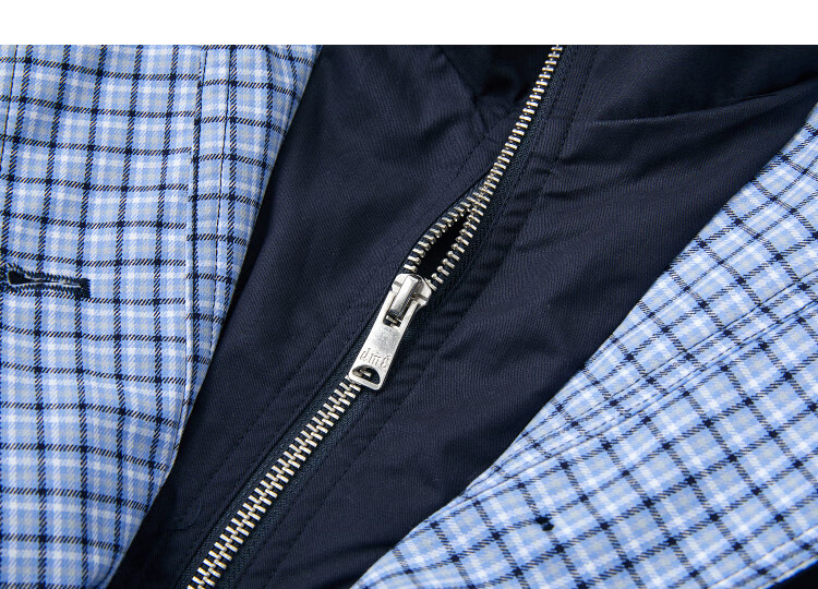Dme [Soft Cotton Brushed] Autumn Urban Simple Double-Layer Lapel Color-Block Plaid Folded Loose Women's Coat 4