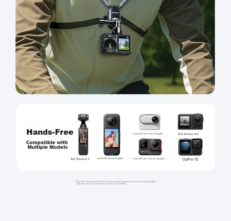 UGREEN Action Camera Neck Strap, First-Person Perspective Shooting for Vlog, Outdoor Cycling And Fishing Filming, Compatible with DJI Action6/5Pro/4/Insta360 AcePro2 Accessories 16
