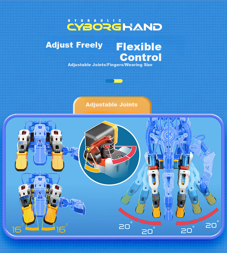Pro'sKit Water Gun Mechanical Arm Transforming Educational Assembly Toy, Birthday Gift for Boys And Girls Aged 8-12, Educational Toy GE-639 7