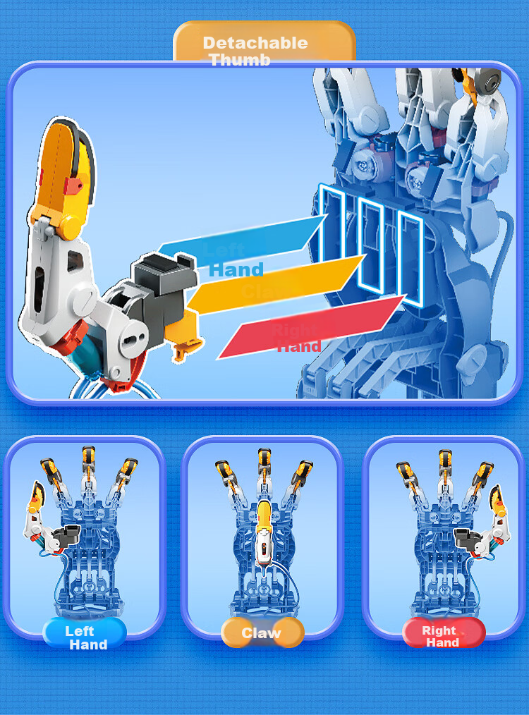 Pro'sKit Water Gun Mechanical Arm Transforming Educational Assembly Toy, Birthday Gift for Boys And Girls Aged 8-12, Educational Toy GE-639 11