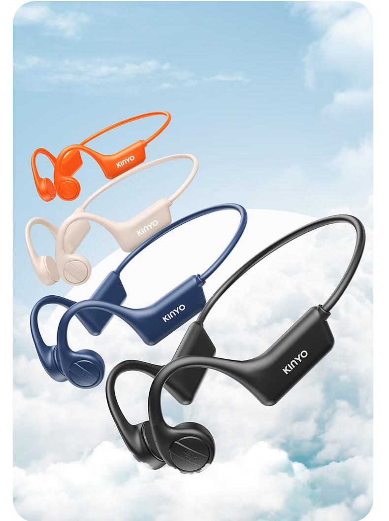 KINYO Bone Conduction Bluetooth Earphones 2025 New Wireless Sports Running Ear-Hook X7Pro 28