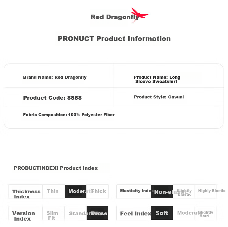 RED DRAGONFLY Sweatshirt for Men, Casual Fashion Printed Simple Round Neck Long-Sleeve T-Shirt Top Versatile Slightly Elastic Pullover Gray 3XL 5