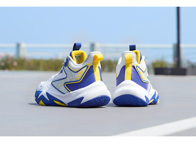 361° Kids Basketball Shoes 25 Winter Youth Professional Hardcourt Durable High-Elastic Shock Absorption Sports Shoes Black 33 10