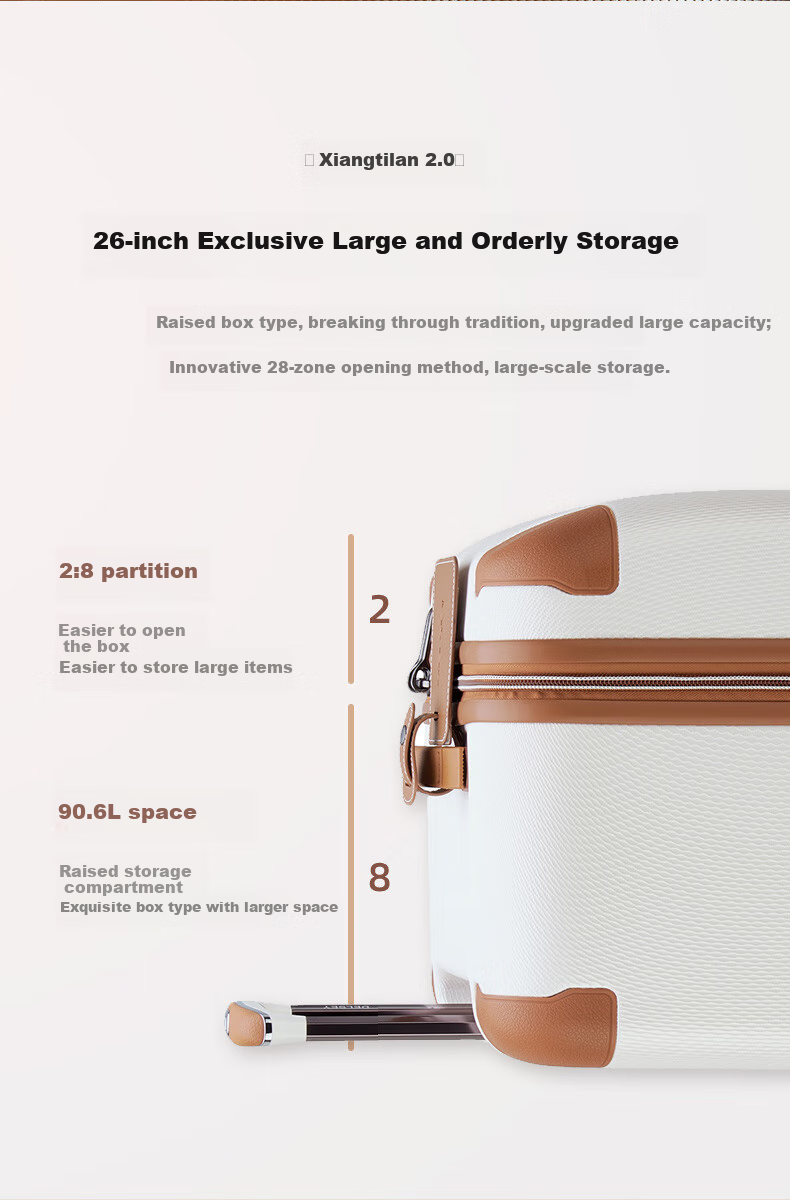 DELSEY French Luggage, Orchid Color, 24-Inch Large Capacity Suitcase with Password Lock, Business Travel Case 6