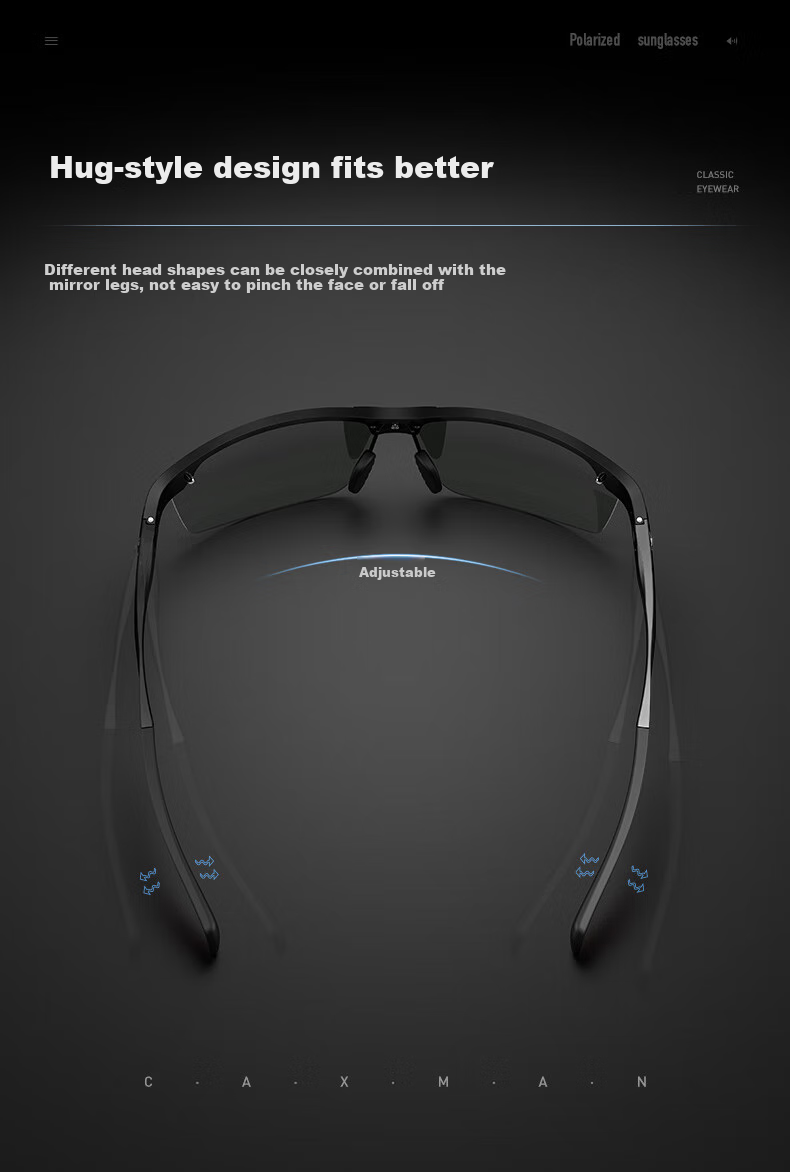CAXMAN Sunglasses for Men, Sports Driving Fishing Specialized for Viewing Fish Floats, Polarized Sunglasses, UV Protection Outdoor Glasses 6