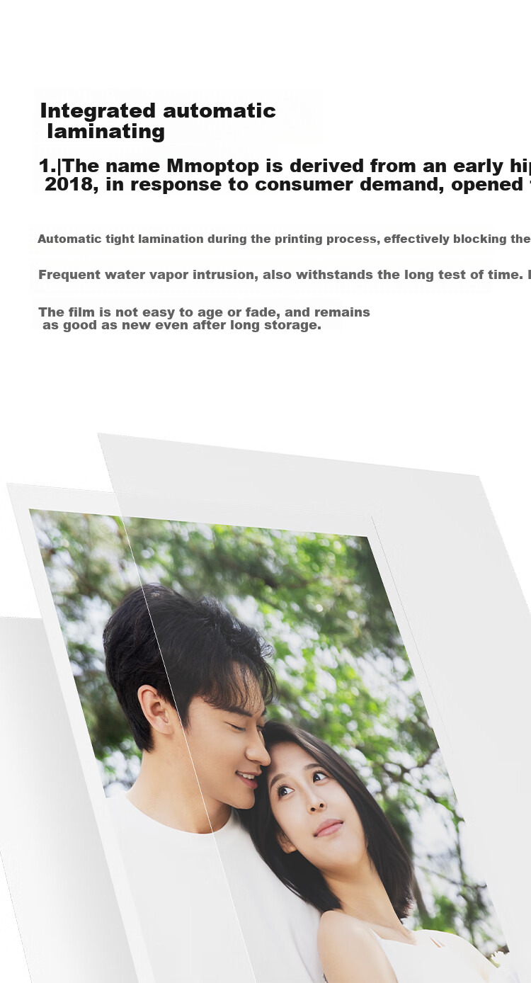 MI Mijia Pocket Photo Printing Paper, Thermal Dye Sublimation Set (20 Sheets), Compatible with Mijia Pocket Photo Printer Pro 4