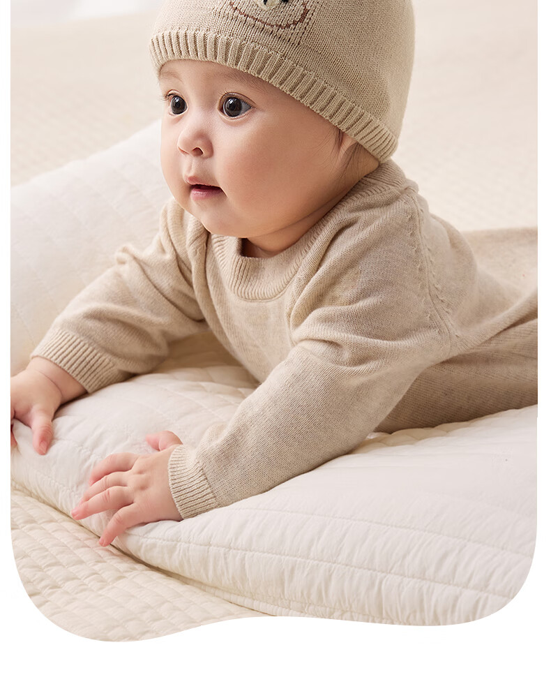 October Crystal Baby Hat Fontanelle Cap Autumn Winter Wool Blend Newborn Infant Cap Unisex 0-3-6 Months 16
