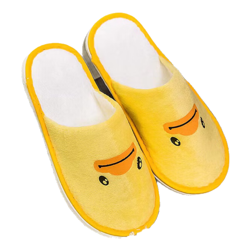 Liomirror Disposable Slippers for Kids Home Guest Hotel Travel Portable Thickened Non-Slip Soles 5 Pairs Pack