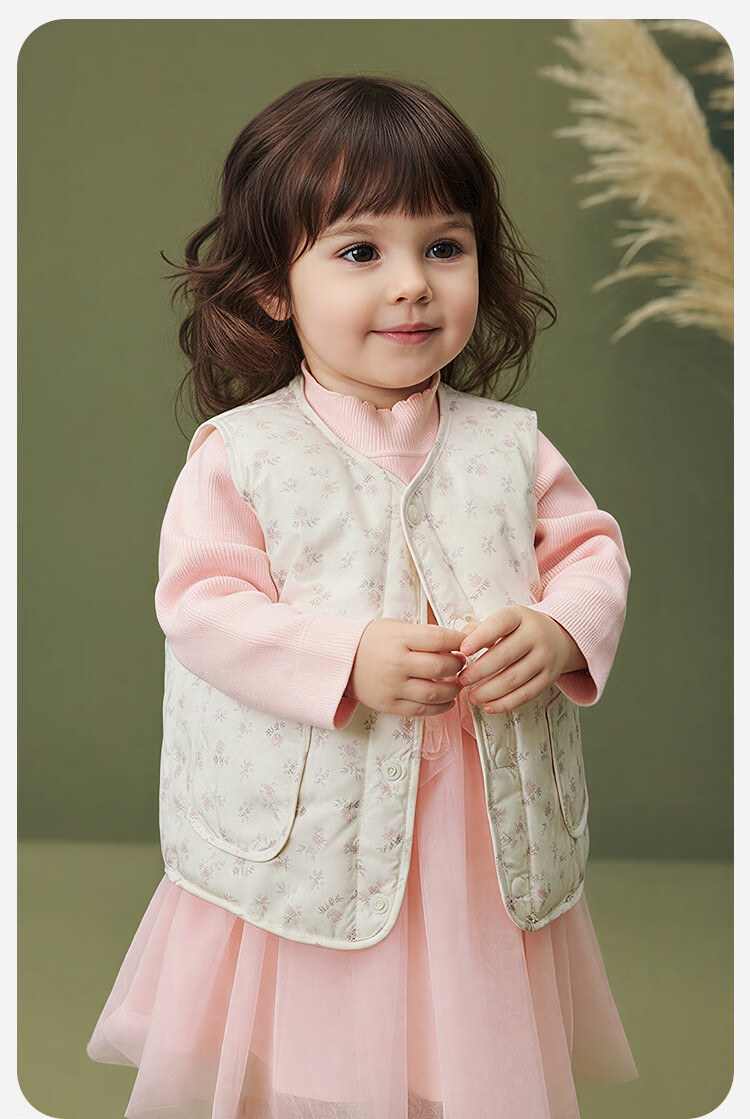 Minibala Kids Unisex Baby Down Vest Waterproof Skin-Friendly Comfortable Warm Winter Jacket 10