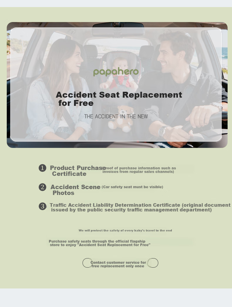 Babachaorenpapahero Child Safety Seat for Ages 1-12, Foldable Height-Increasing Pad, Portable Car Seat, New National Standard 21