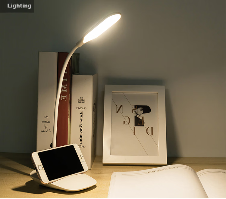 Datouren Rechargeable Desk Lamp Eye Protection Lamp for Students' Study And Reading LED Small Table Lamp Bedroom Bedside Lamp Children's Eye Protection Lamp 11