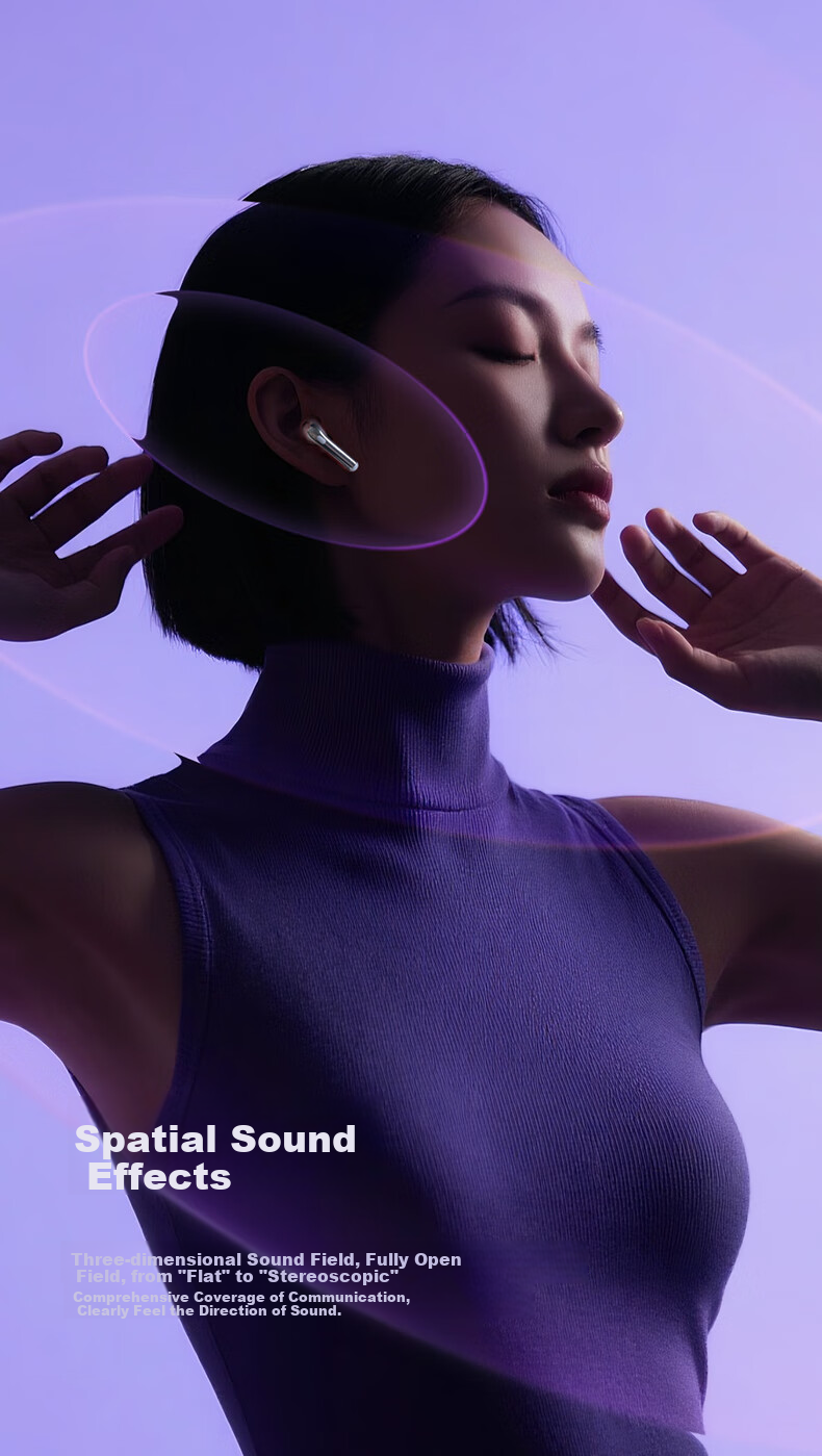 EDIFIER New Product Lolli Air True Wireless Bluetooth Earphones, Spatial Audio, Translation Headphones, Translation Device, Compatible with Apple Huawei Xiaomi Phones, Ice Purple, Graduation Gift 7