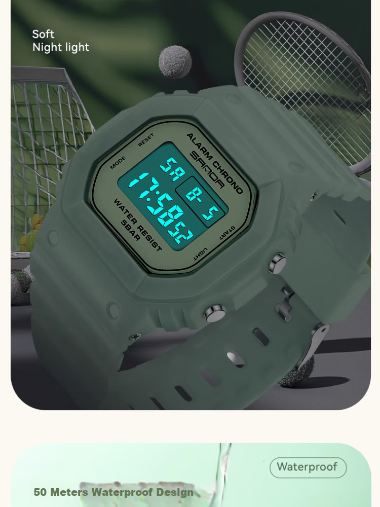 AELVO Electronic Watch for Middle and High School Students, Youth Boys Gift Sports Bracelet, Ages 12-18 17