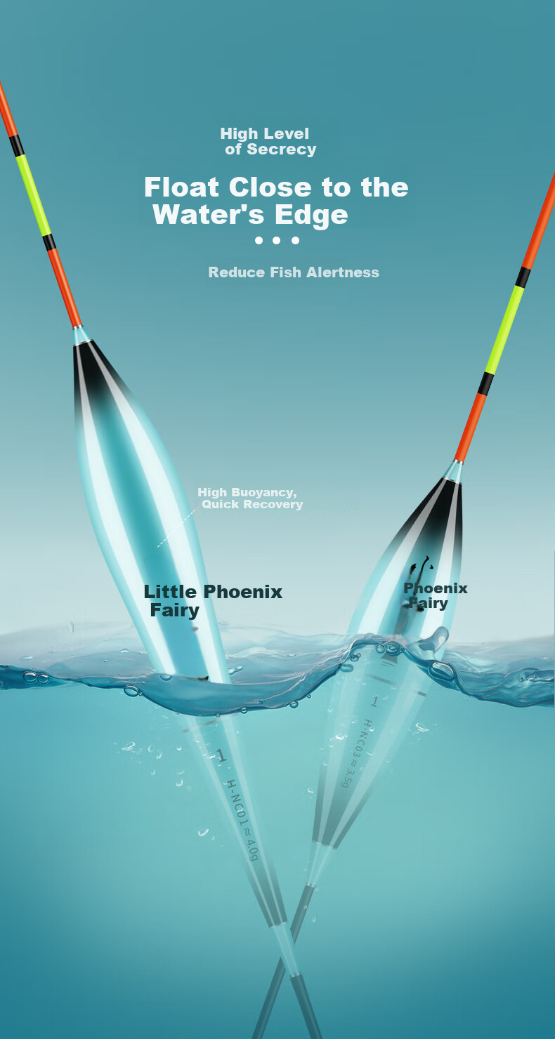Xiaofengxian Qiaozui Xingcheng Piao H-NC High-Sensitivity Fishing Float, Eye-Catching, Thickened, for Big Fish, Grass Carp, Silver Carp, And Bighead Carp 6