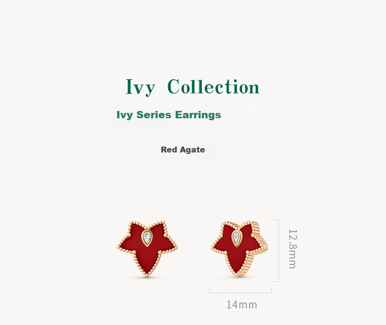 LOLA ROSE Evergreen Ivy Silver Stud Earrings, Elegant Birthday Gift for Wome 5