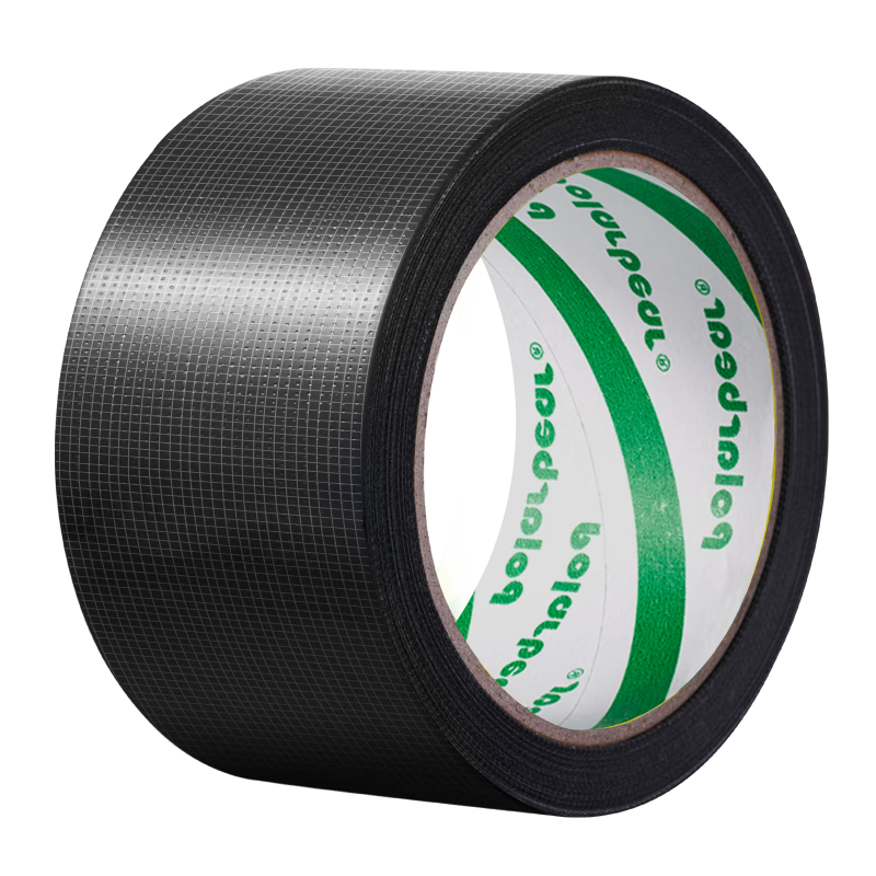 Polar Bear Strong Adhesive Tape, Carpet Fixing Pipe Sealing, Black, 48mm*10m, 1 Roll, Windproof, High Adhesion, Wear-Resistant, Waterproof, CL-100NB
