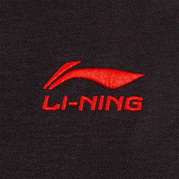 LI-NING Men's Fleece-Lined Warm Casual Jogger Sweatpants Comfortable Loose Fit Simple Versatile Long Pants 4