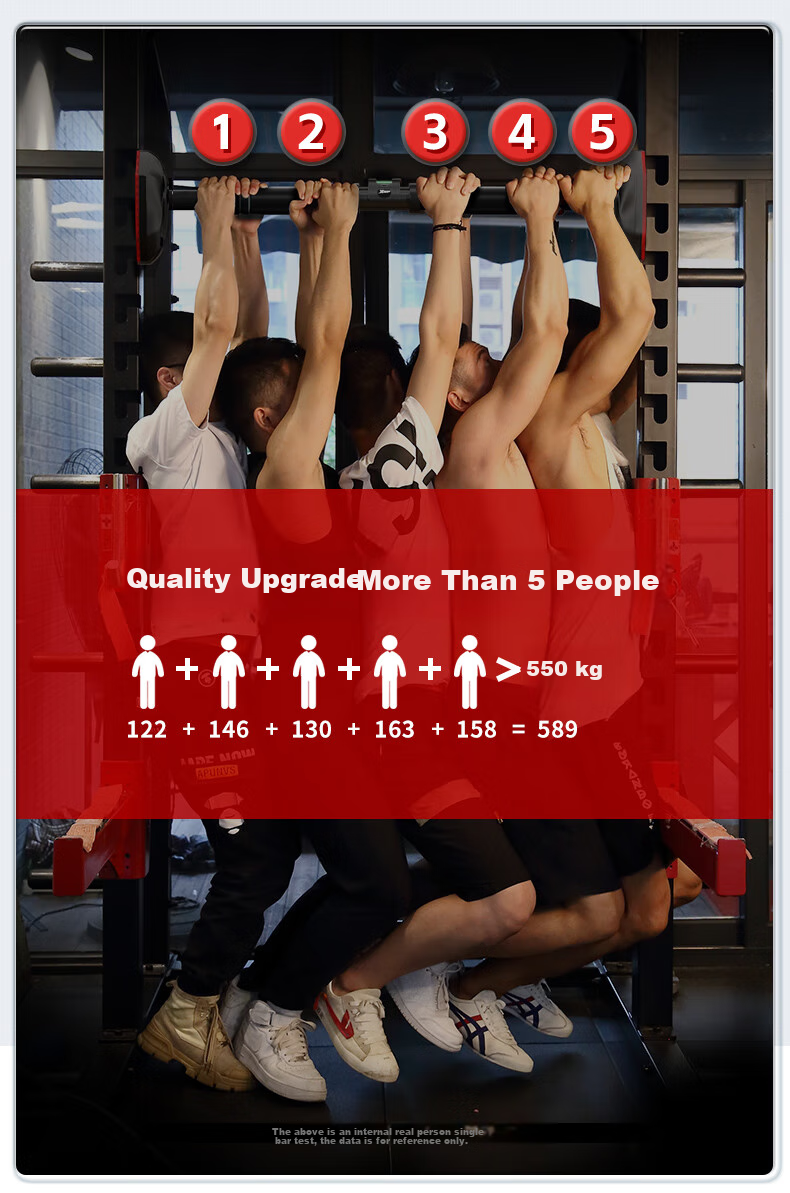 XTEP Home Pull-Up Bar Indoor Fitness Equipment for Children And Adults, No Drilling Required, Door-Mounted Exercise Equipment, Hanging Bar Medium 14