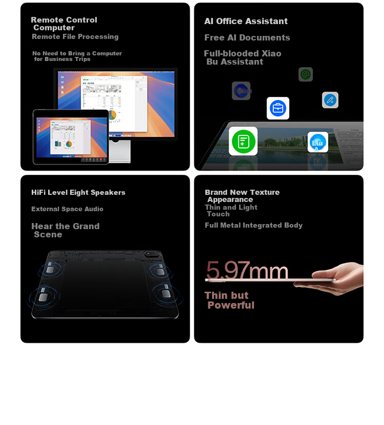 OPPO Pad 4 Pro [Subsidies], 13.2-Inch Tablet, Qualcomm Snapdragon 8 Ultimate Edition Chip, 12GB+256GB, Dawn Light 3