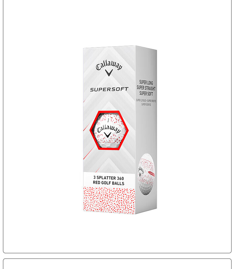 Callaway Super Soft Pink Golf Ball with 360-Degree Alignment Ring, Two-Layer, Long Distance, 25-Pack, New Model 10