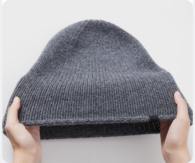 MISSION UV Pure Wool Warm Headband Unisex Knitted Beanie Autumn Winter Outdoor Mountaineering Hiking Running Hat 5
