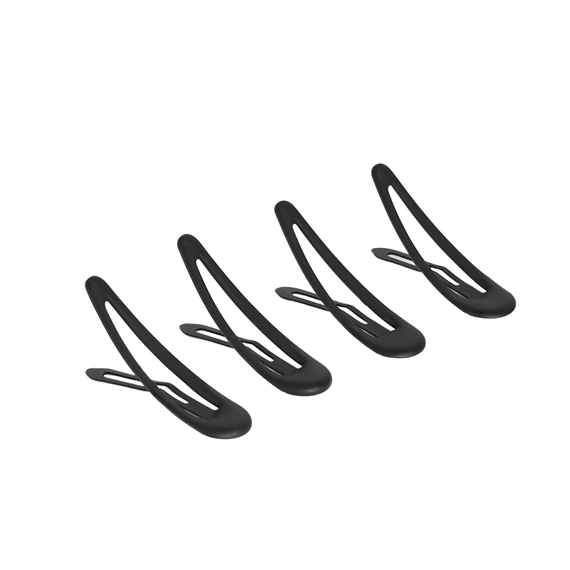 M2KA Matte Hair Clips for Women New High-End Large Size BB Clips for Thick Hair Side Bang Clips Black 5 Pieces