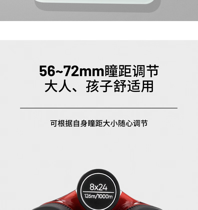 Bresser Germany Bresser Soul Gray Macro Exhibition Binoculars High-Power HD Concert Theater Smartphone Compatible 5