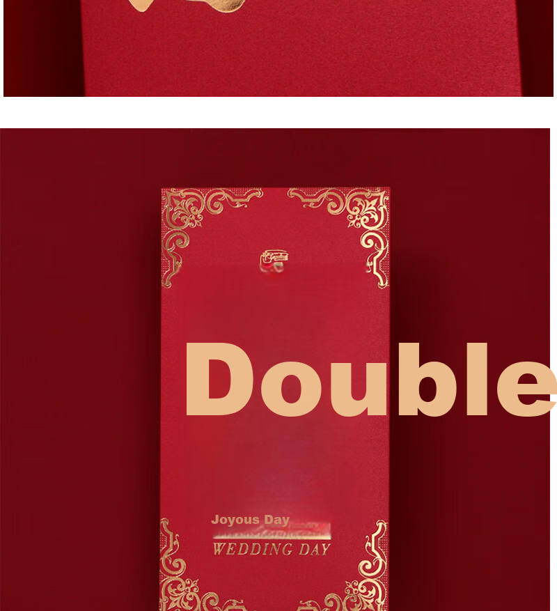 Youxueku Red Envelope, Creative And Personalized New Year Money Packets, Thick Gold-Stamped Red Envelopes for Enterprises, Hundred-Yuan And Thousand-Yuan Denominations, Lucky Red Envelopes, 10-Pack Popular Items 4