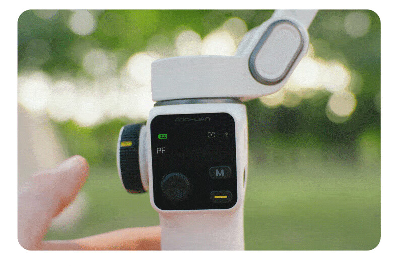 Aochuan V8 Smartphone Gimbal Stabilizer, Three-Axis Anti-Shake AI Tracking, Handheld Video Shooting, Vlog Smart Phone Photography Selfie Stick, Follow-Up Travel, Black 8