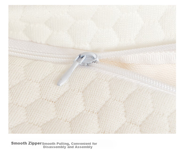 FUANNA Latex Pillow, Hyaluronic Acid, Imported from Thailand, Natural Antibacterial And Anti-Mite Latex Pillow, Cervical Pillow, Single Pack, 59*39cm 16
