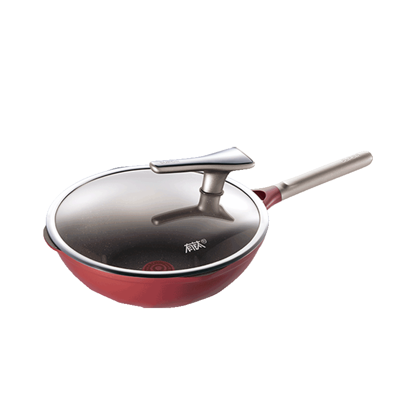 SUPOR Titanium Non-Stick Frying Pan 28cm National Standard Grade 1 Wear-Resistant Magnetic Stove Compatible Gift Box