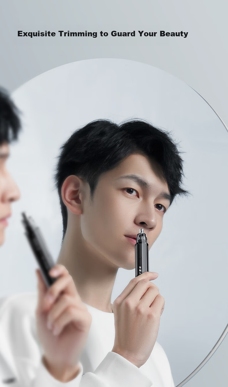 Beici H4 Electric Nose Hair Trimmer for Men, Rechargeable Shaver, Nasal Cleaner, Nose Hair Removal Tool, Birthday Gift for Husband Or Boyfriend, Mid-Autumn Festival Present 2