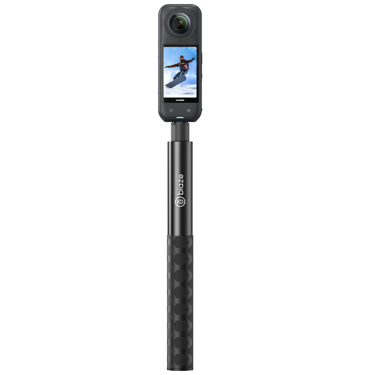 BIAZE Extension Rod 1.2m JS40 for YingShi Ace Pro2/X5/Selfie Stick Handheld Invisible Rod DJI Pocket 4/3/360 Panorama Camera Action 6/5/4