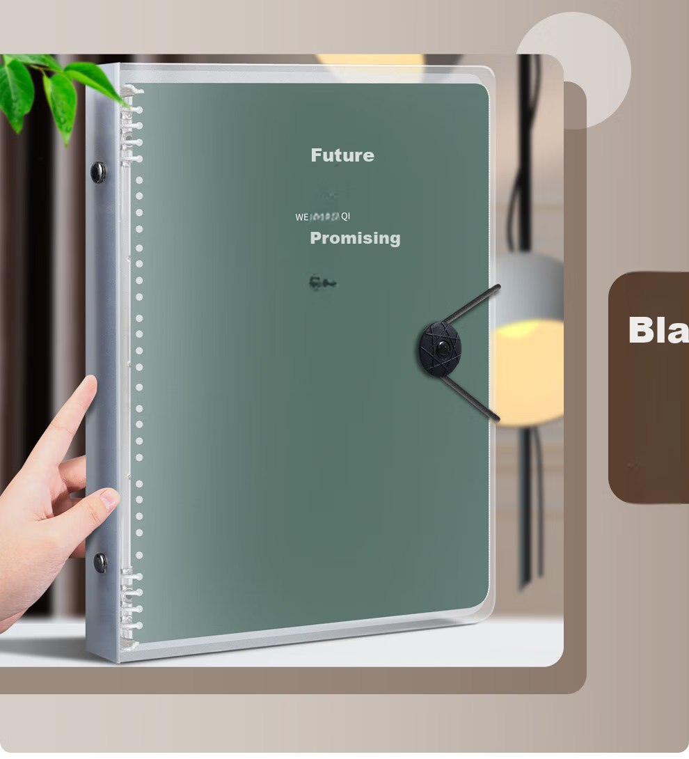 Faramon B5/80 Loose-Leaf Notebook, Comfortable to Hold, Detachable And Replaceable Inner Pages, Thickened for Students' Research And Exams, Error Correction Booklet, B5 Ruled - Looking Forward to The Future 7