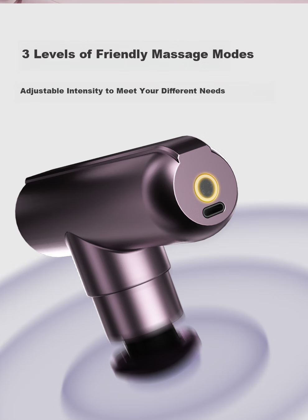PROIRON Puli'ai Mini Professional Portable Massage Gun for Fascia, Muscle And Body Massage, Gift Box for Girlfriend Or Wife, Little Monster Purple 10