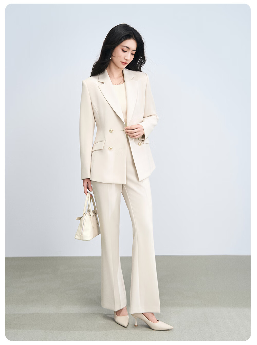 Miss Bird Women's Suit Set Interview Professional Formal High-End Business Workwear Blazer 26