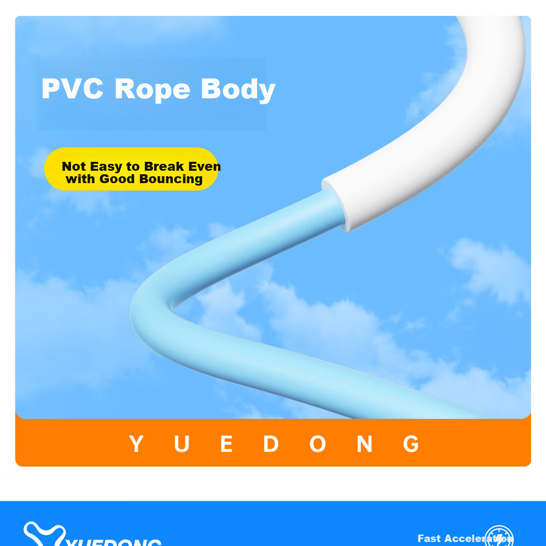 Yuedong Jump Rope for Primary School Students, Exam-Specific for Ages 6-12, Sold by JD, Speed Jump Rope for Middle School Entrance Exam, Student Use 26