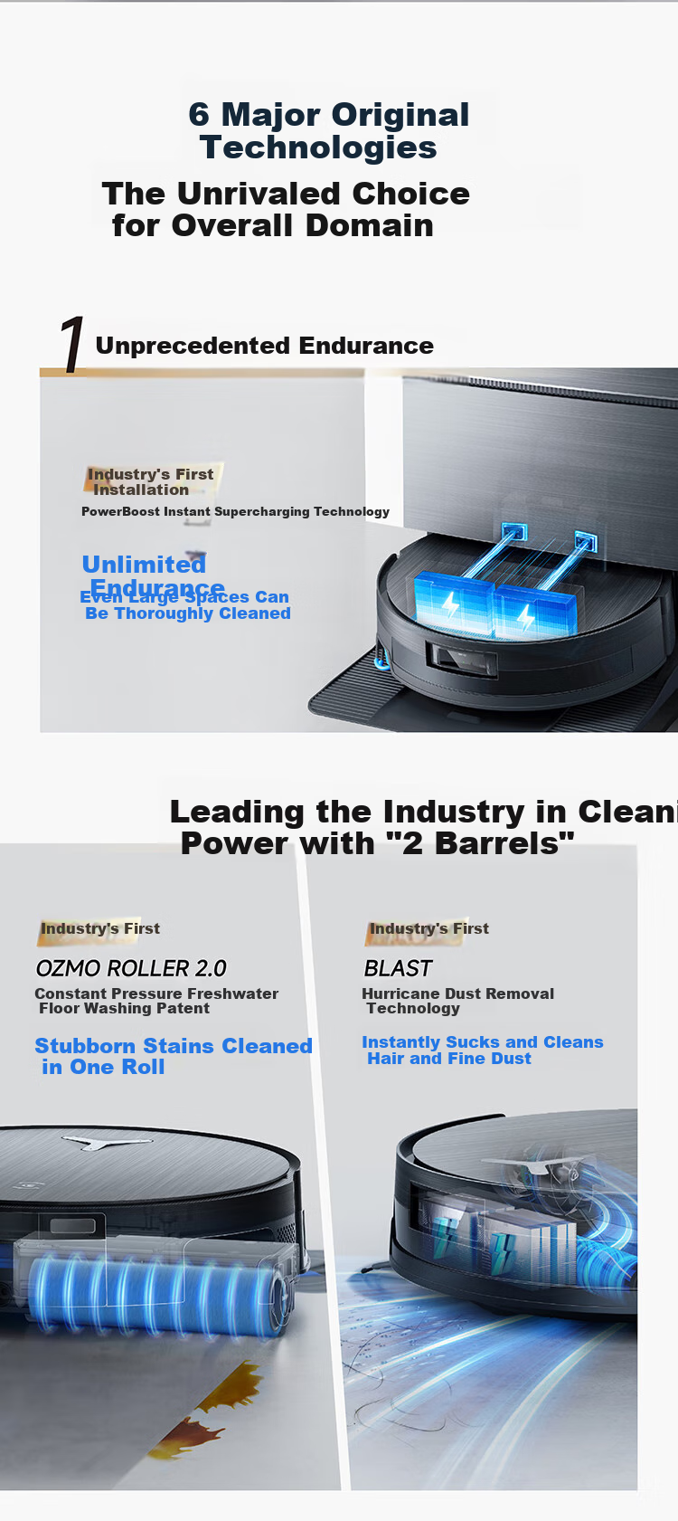 ECOVACS Robot Vacuum X11 PRO, All-In Automatic Cleaning And Washing, Drum Mop, Black And Silver, Fully Automatic Water Inlet And Outlet, Ultra-Thin Recessed Model 6