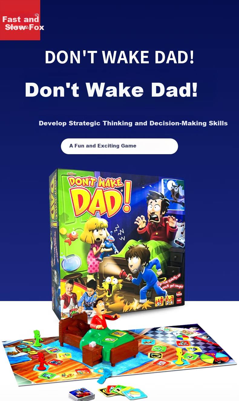 Kuaimanhu Dutch Don't Wake Dad, Don't Disturb Dad, Strategic Thinking Puzzle Toy, 4+ Years Old, Birthday Gift for Boys And Girls 1