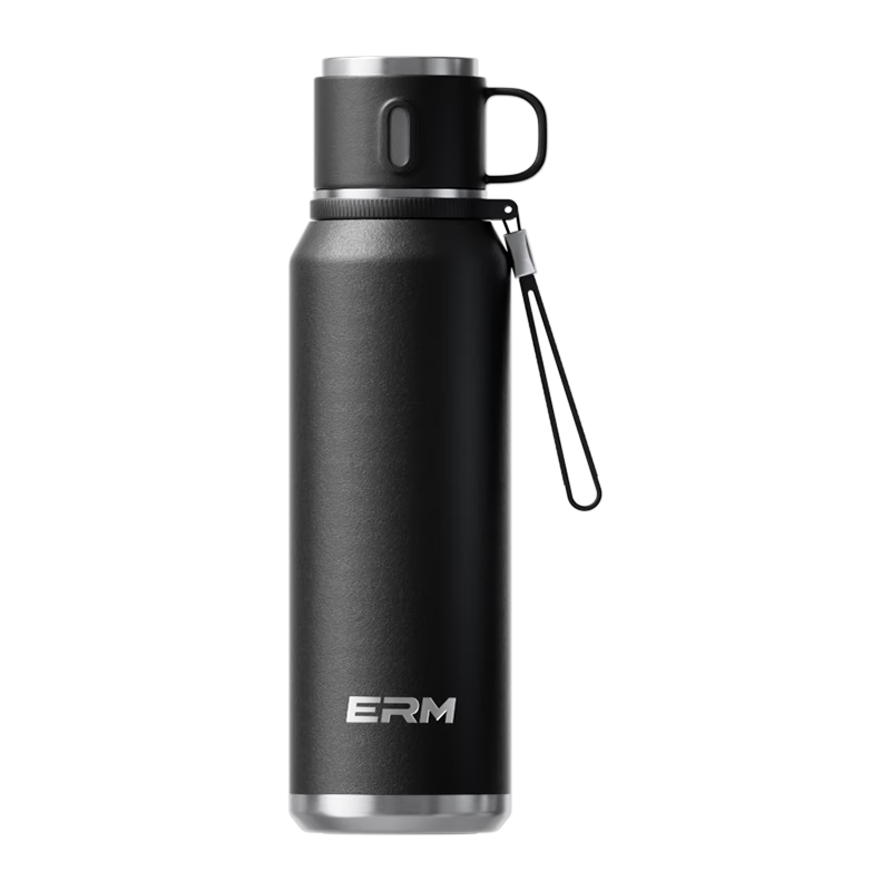 NRMEi Large Capacity Insulated Water Bottle for Men and Women 316 Stainless Steel Tea Infuser Portable Car Travel Thermos Flask Cup
