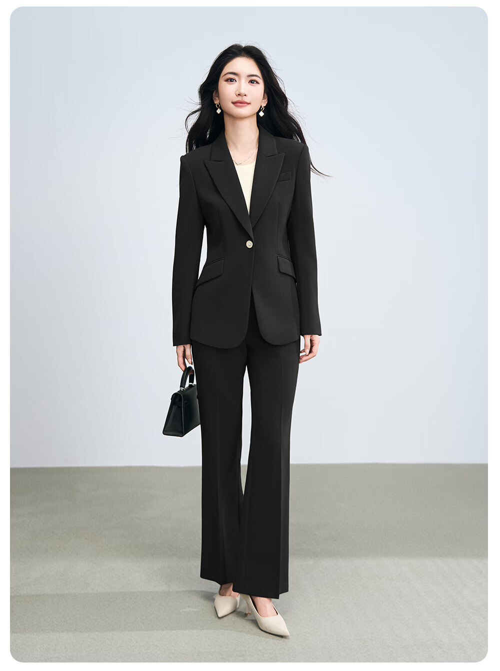 Miss Bird Women's Suit Set High-End Formal Small Size Professional Outfit National Exam Commuting Interview Blazer 13
