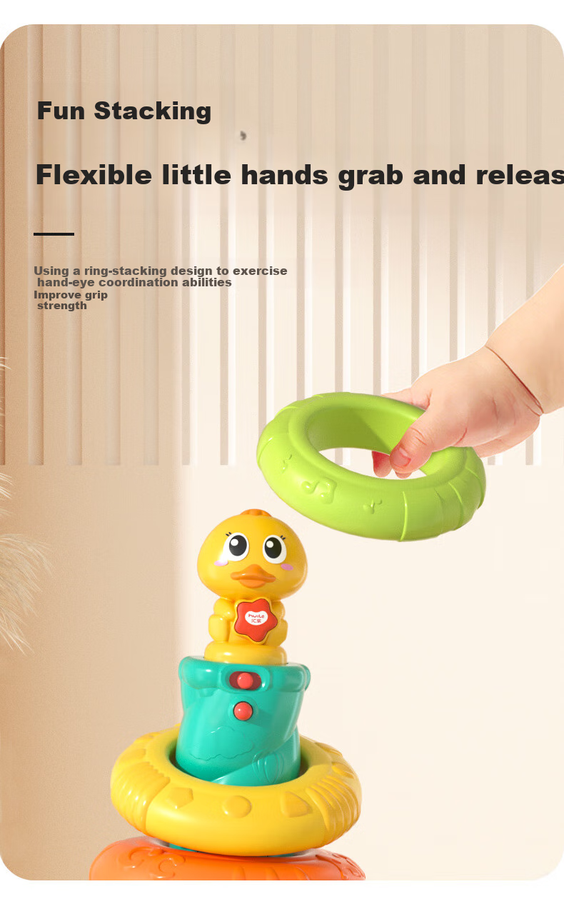 HuiLe Toys Montessori Busy Board Early Education Baby Toy for 1-3 Years Old Boys and Girls Birthday Gift 2