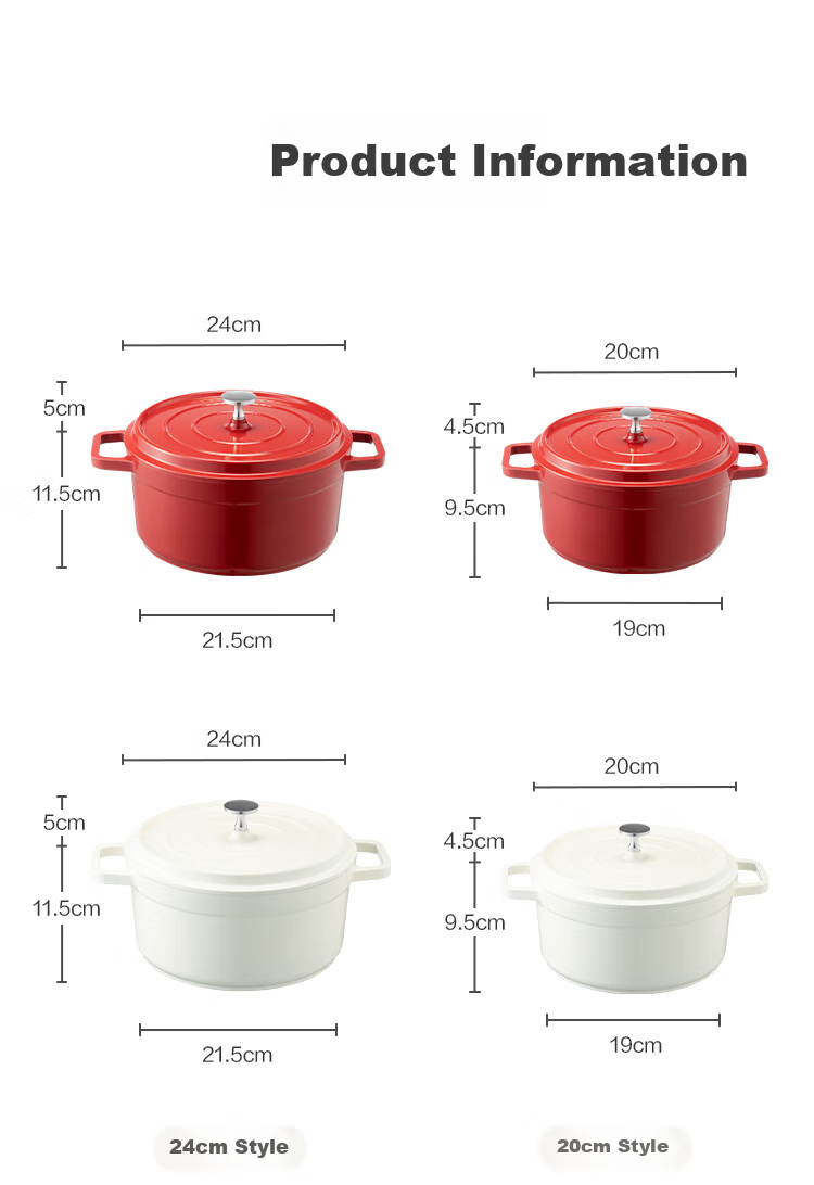 JD Original Ceramic Enamel Light Press Stew Pot for Porridge And Noodles, Compatible with Induction Cooker, Housewarming Gift, 26cm Gradient Gree 12