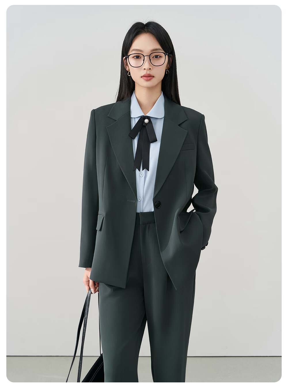 Miss Bird Women's Suit Set Professional High-End Interview Formal Workwear Blazer 12