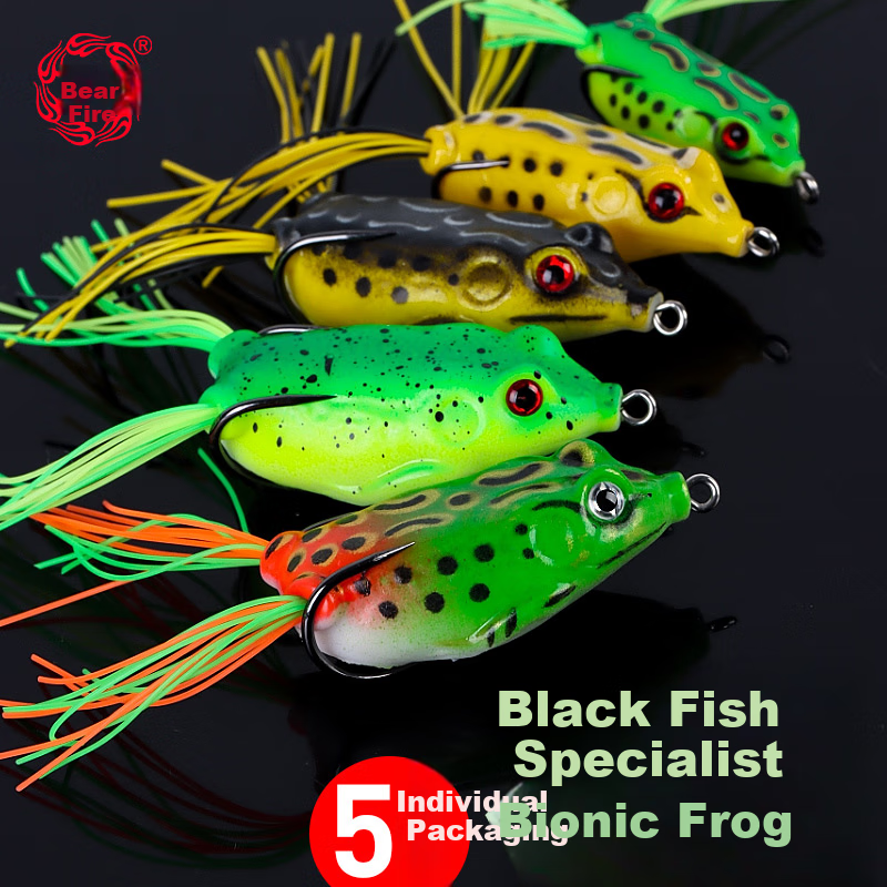 Xionghuo Leiwala Lure Set, Long-Casting Toad Fishing Bait, Competitive Frog Fishing Bait, Bionic Snakehead Fishing Special, Artificial Bait Set