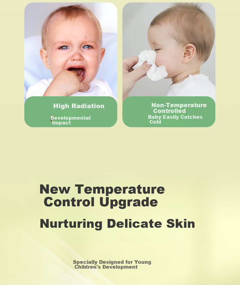 AUX Infant Hair Dryer for Red Bottoms, Wireless Rechargeable Newborn Baby Hair Care Low Radiation Constant Temperature Low Noise Gentle Wind Portable Maternity Hair Dryer Full Moon Gift 7