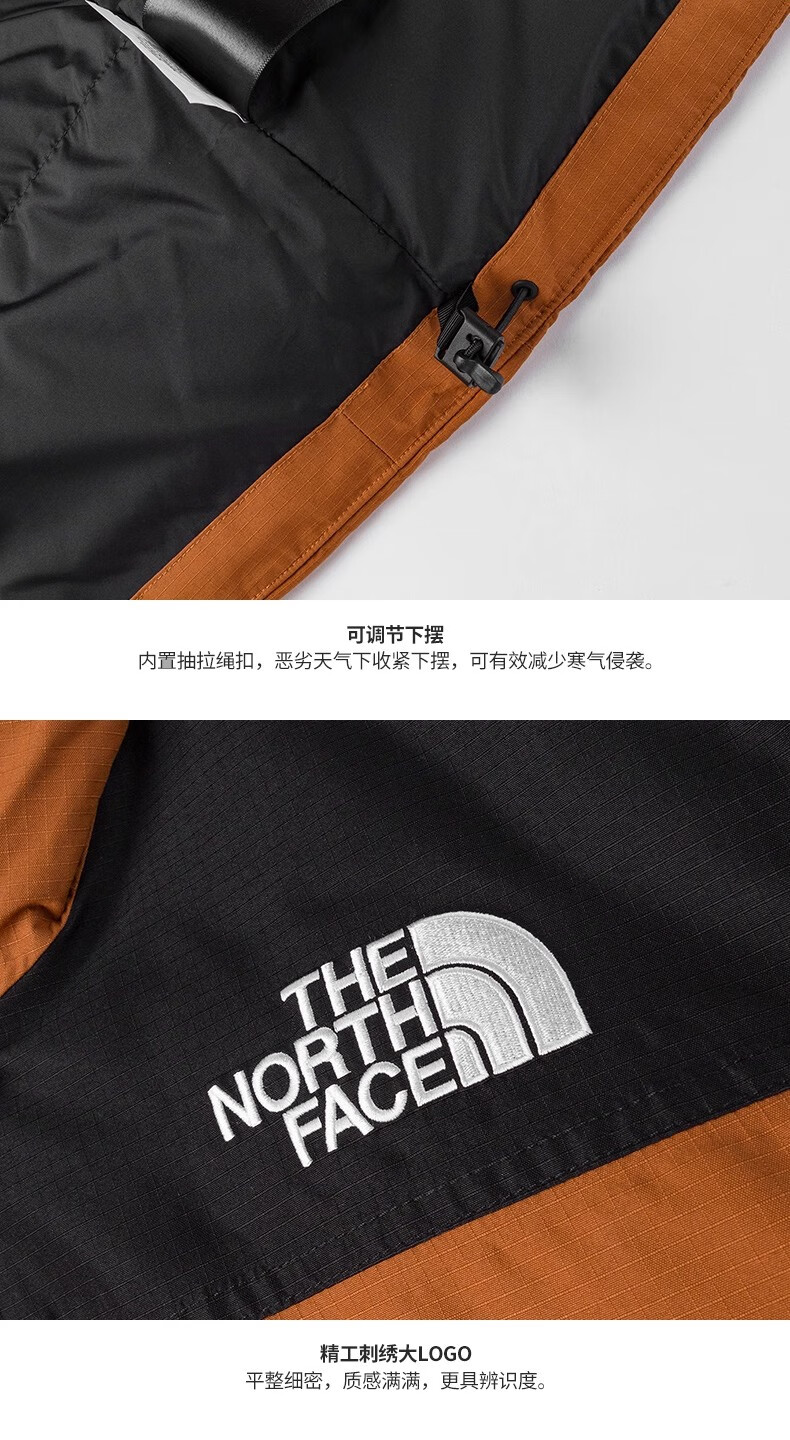 The North Face Men's New Mountain Down Jacket Outdoor Hiking Waterproof Warm Goose Down Coat 8FGH 19