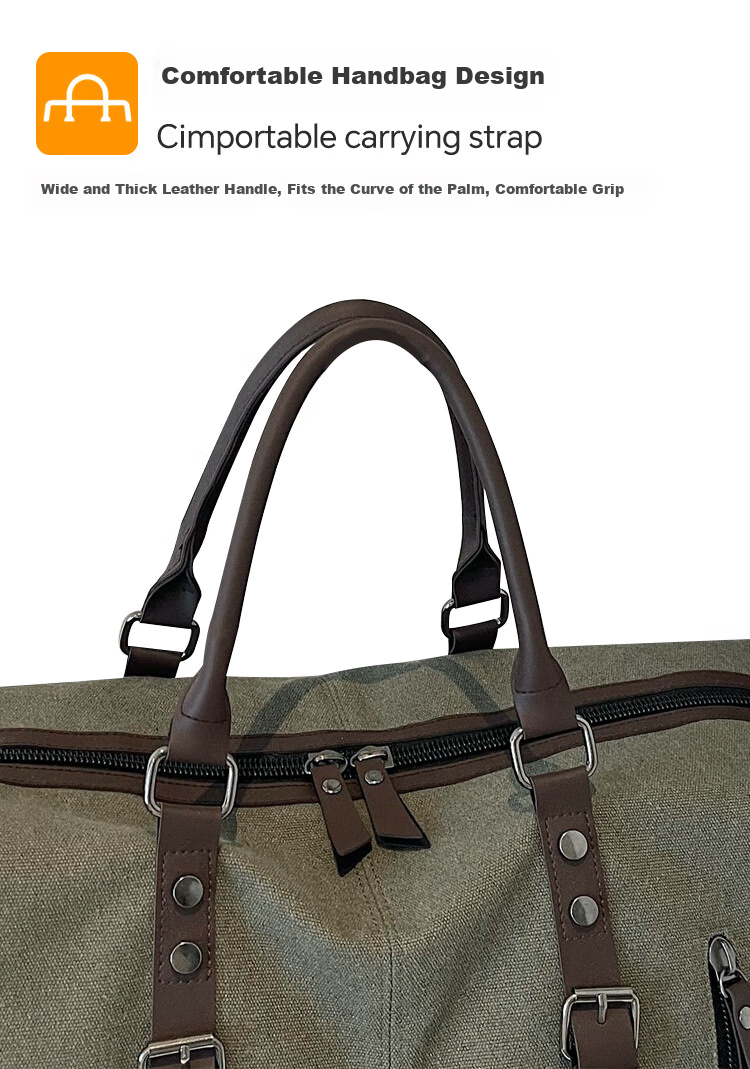 Banzheni Travel Bag for Men And Women, Large Capacity, Can Be Attached to Luggage Handle, Storage Bag for Maternity Leave, Business Trip, Fitness, Handheld And Crossbody Bag 8