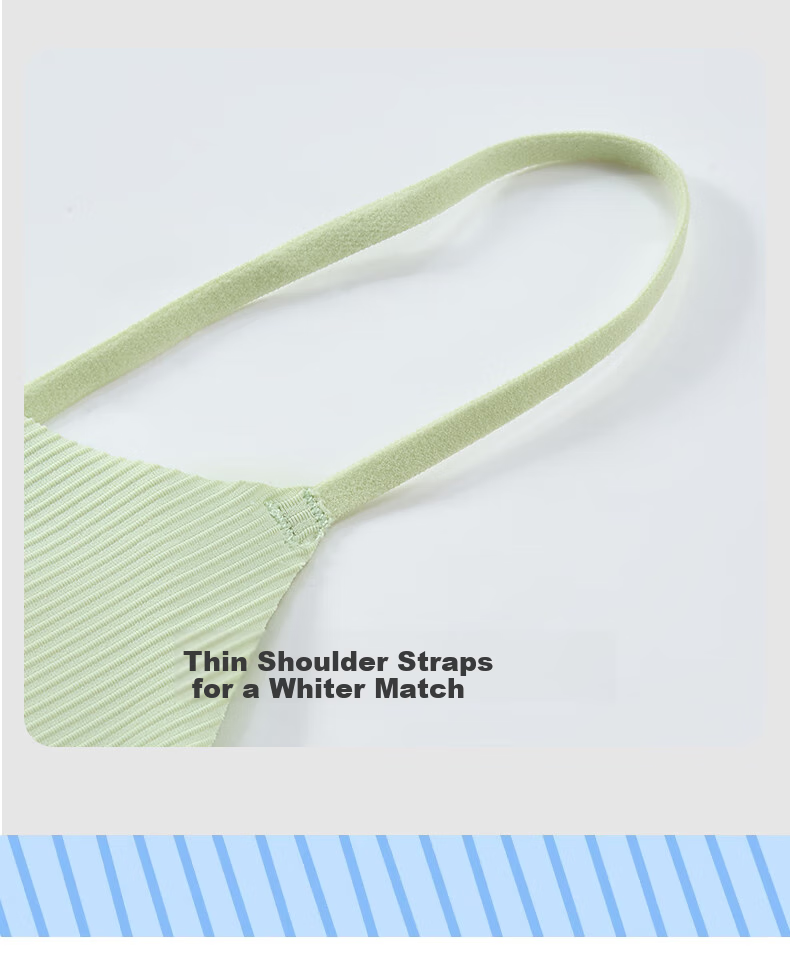 Bandgewoo Camisole for Women with Built-In Bra Pads, Seamless Underwear, Beautiful Back Design, Thin Straps, Anti-Exposure Bralette, Inner Wear 11
