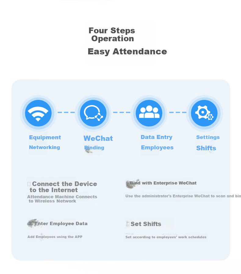 Qiyeweixin Attendance Machine, Dynamic Facial Recognition Attendance Machine, Fingerprint Clock-In Machine, Face Scanning Sign-In Machine, Remote Multi-Store Management, One-Key Report Generation DL-D3 10